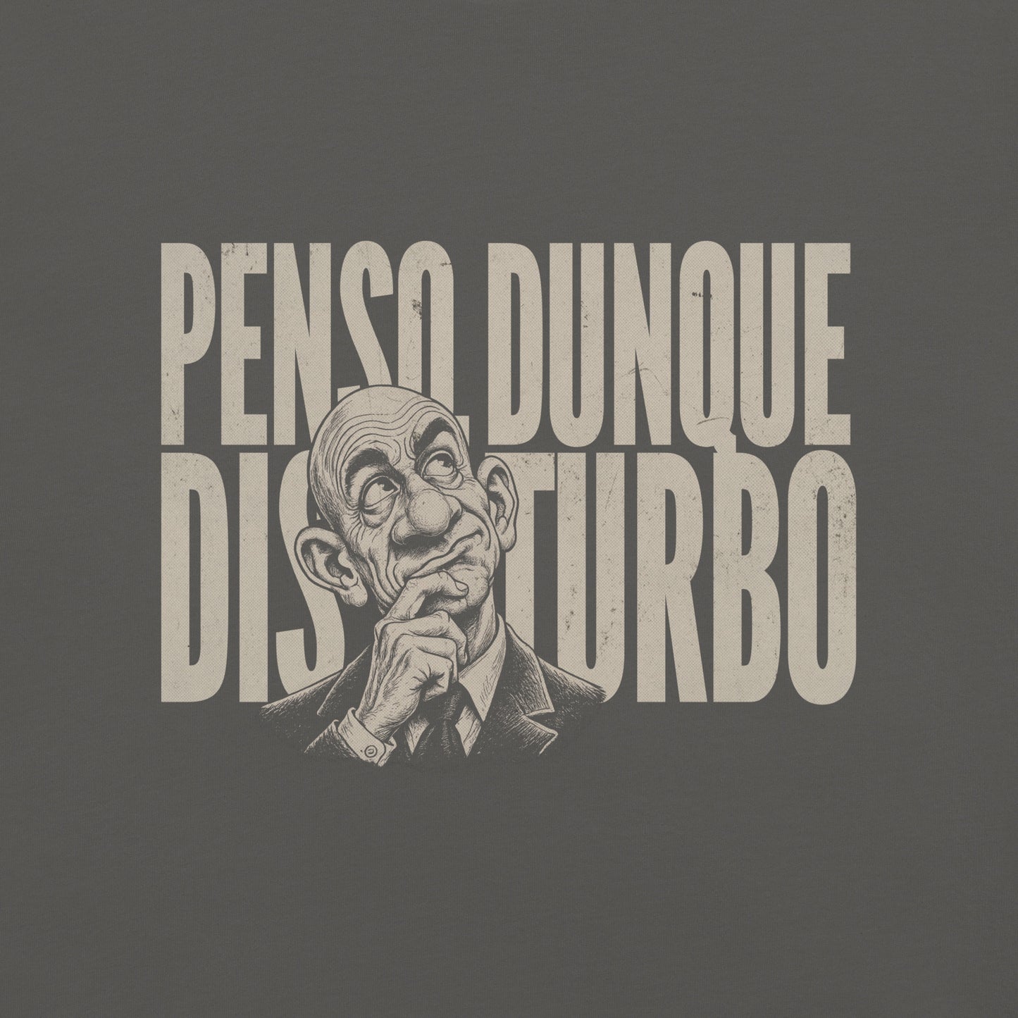 Penso dunque disturbo – T-shirt Premium Unisex