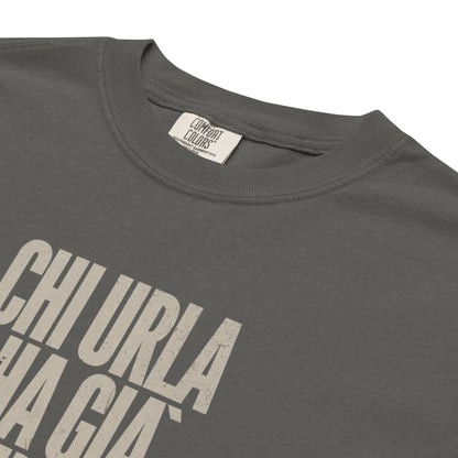 Chi urla ha già vinto – T-shirt Premium Unisex