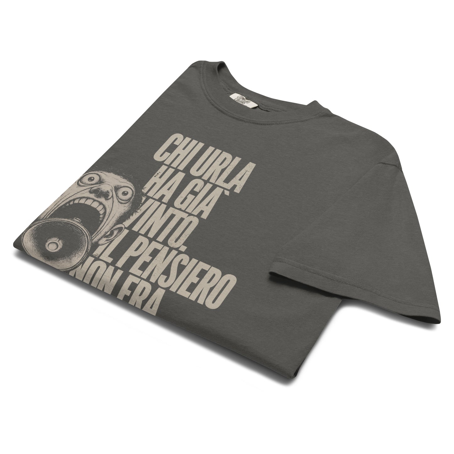 Chi urla ha già vinto – T-shirt Premium Unisex