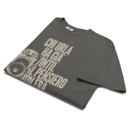 Chi urla ha già vinto – T-shirt Premium Unisex