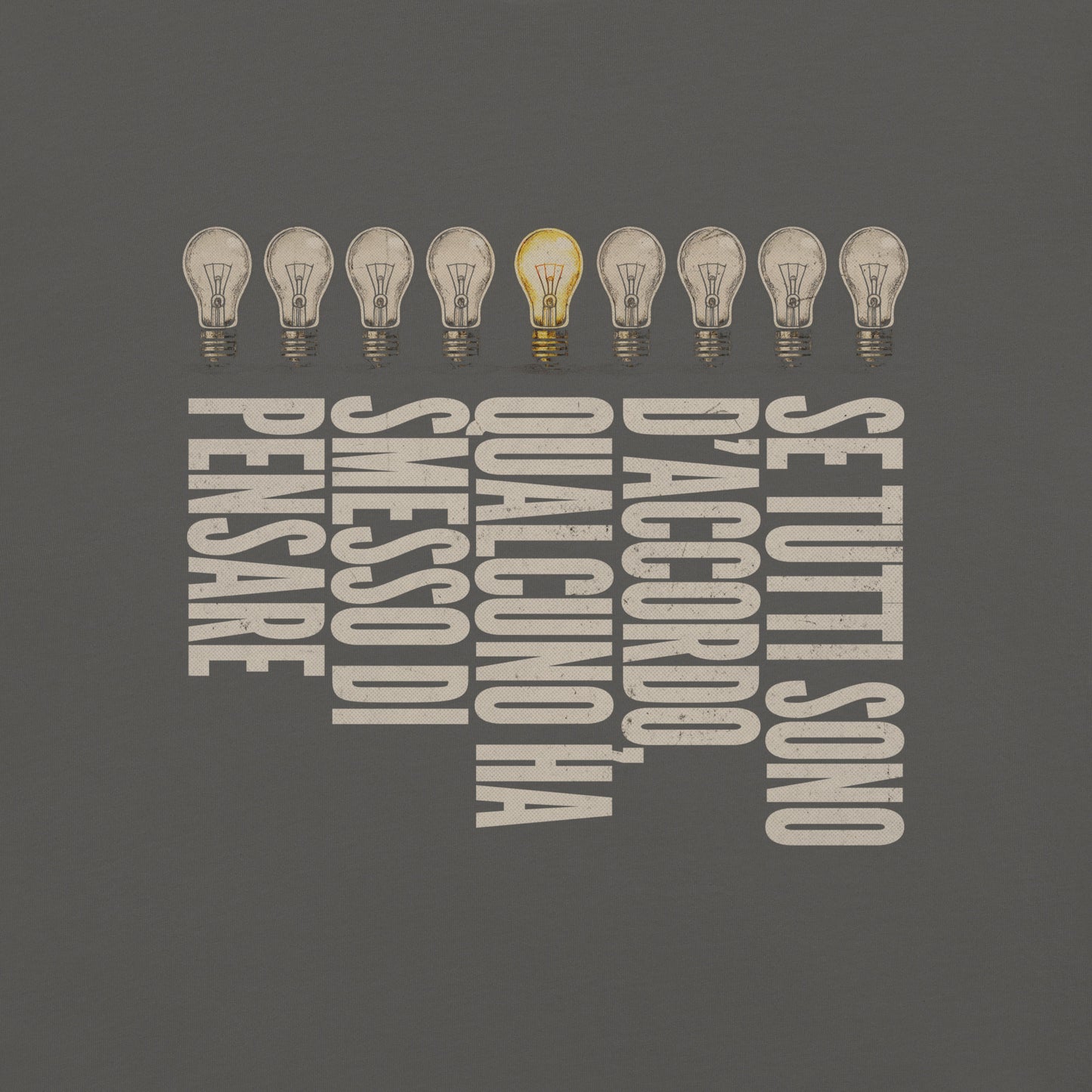 Se tutti sono d'accordo – T-shirt Premium Unisex