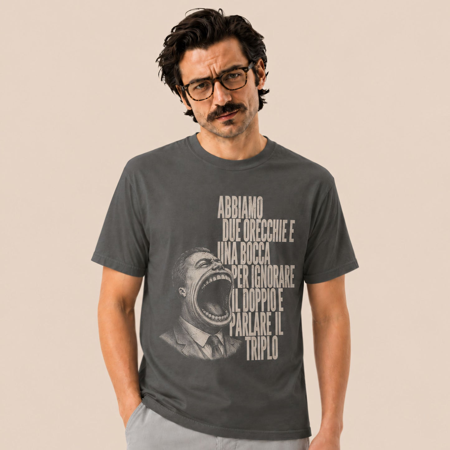 Abbiamo due orecchie – T-shirt Premium Unisex