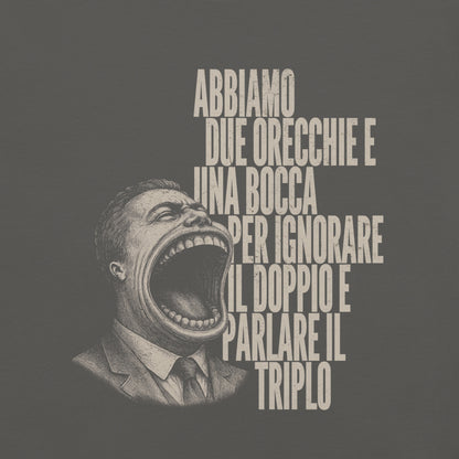 Abbiamo due orecchie – T-shirt Premium Unisex